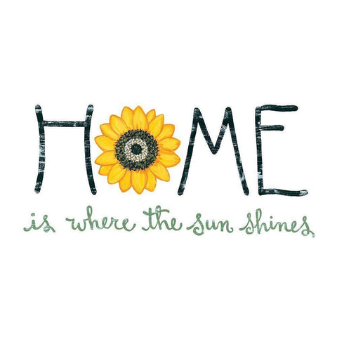 Sunflower Home Black Modern Wood Framed Art Print with Double Matting by LaPoint, Annie