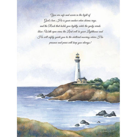 The Light of Gods Love Black Modern Wood Framed Art Print with Double Matting by LaPoint, Annie