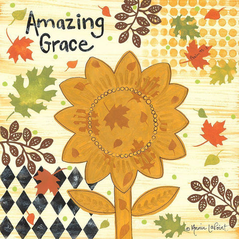 Amazing Grace Black Ornate Wood Framed Art Print with Double Matting by LaPoint, Annie