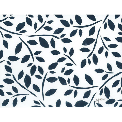 Black And Gray #4 White Modern Wood Framed Art Print by LaPoint, Annie