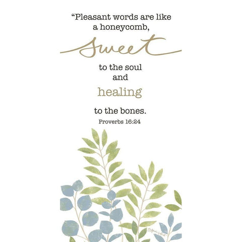 Sweet to the Soul White Modern Wood Framed Art Print by LaPoint, Annie