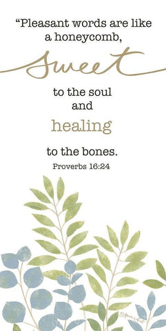 Sweet to the Soul White Modern Wood Framed Art Print with Double Matting by LaPoint, Annie