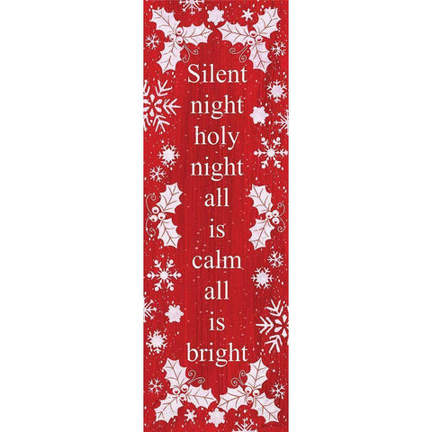 Silent Night White Modern Wood Framed Art Print by LaPoint, Annie