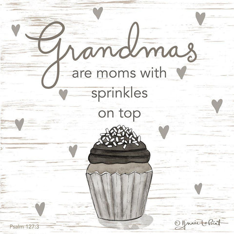 Grandmas Areâ€¦ Black Modern Wood Framed Art Print with Double Matting by LaPoint, Annie