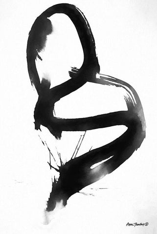 Rebirth  A White Modern Wood Framed Art Print with Double Matting by Thouthip, Anne