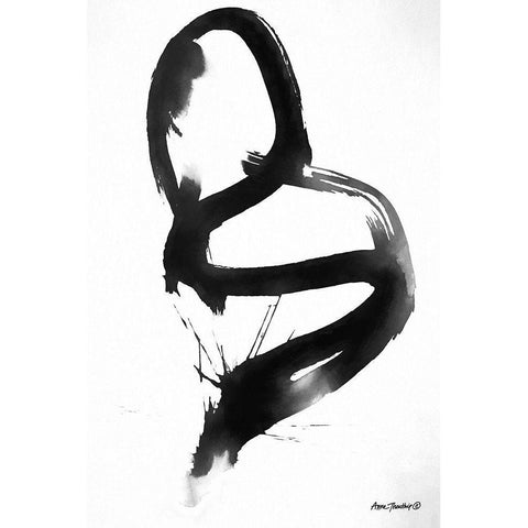 Rebirth  A White Modern Wood Framed Art Print by Thouthip, Anne