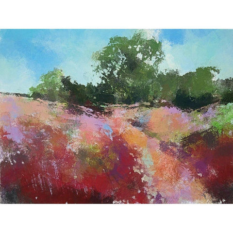 Beautiful Path White Modern Wood Framed Art Print by Thouthip, Anne