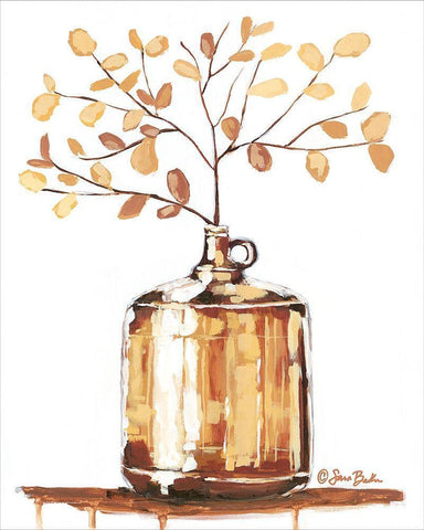 Golden Hour     White Modern Wood Framed Art Print with Double Matting by Baker, Sara