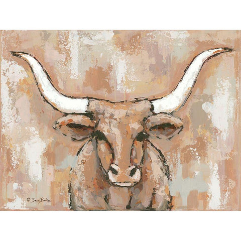 Cowboy Clyde Gold Ornate Wood Framed Art Print with Double Matting by Ebert, Roey