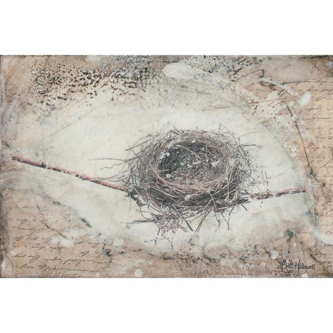 Wintering White Modern Wood Framed Art Print by Hallowell, Britt