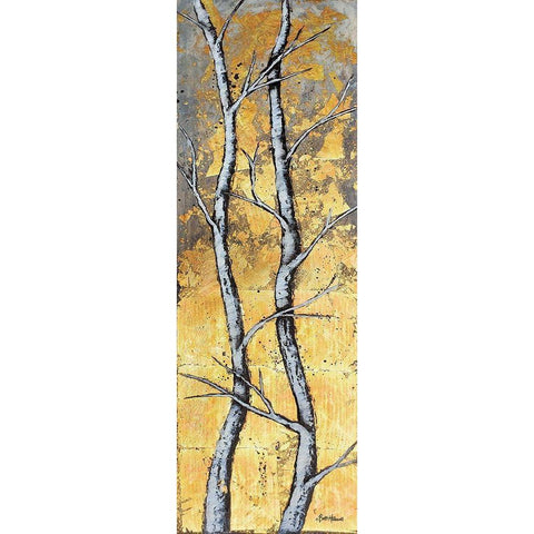 Wildfire White Modern Wood Framed Art Print by Hallowell, Britt