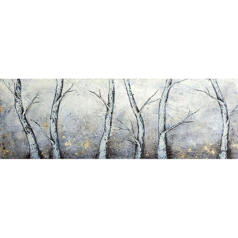 Into the Forest Gold Ornate Wood Framed Art Print with Double Matting by Hallowell, Britt