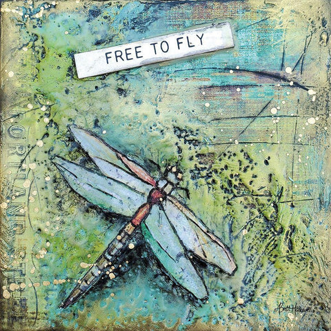 Free to Fly White Modern Wood Framed Art Print by Baker, Sara