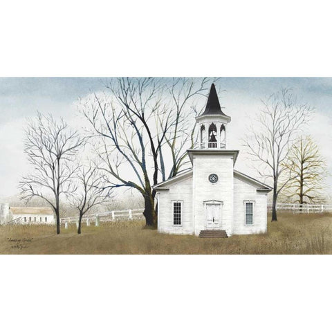 Amazing Grace Black Modern Wood Framed Art Print with Double Matting by Jacobs, Billy