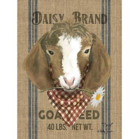 Daisy White Modern Wood Framed Art Print by Jacobs, Billy