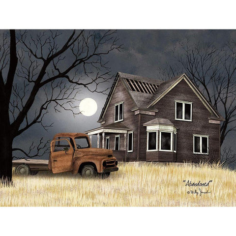 Abandoned White Modern Wood Framed Art Print by Jacobs, Billy