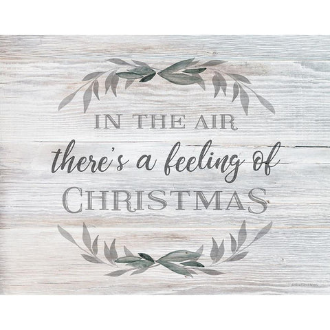 In the Air   White Modern Wood Framed Art Print by Bluebird Barn