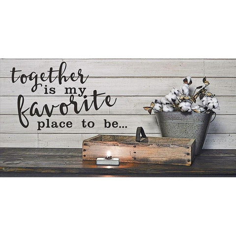 Together White Modern Wood Framed Art Print by Boyer, Susie