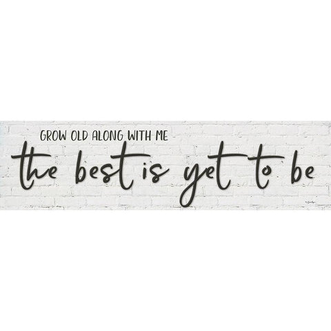 The Best is Yet to be Black Modern Wood Framed Art Print with Double Matting by Boyer, Susie