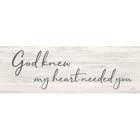 God Knew Gold Ornate Wood Framed Art Print with Double Matting by Boyer, Susie