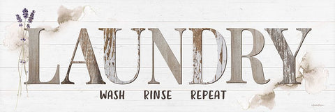 Laundry Black Modern Wood Framed Art Print by Boyer, Susie