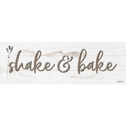 Shake And Bake White Modern Wood Framed Art Print by Boyer, Susie