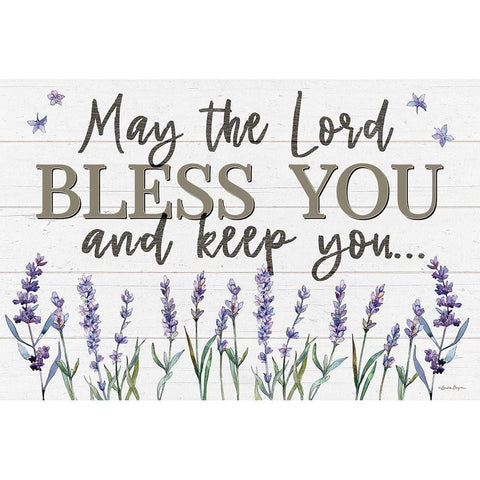 Bless You Black Modern Wood Framed Art Print with Double Matting by Boyer, Susie