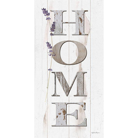 HOME White Modern Wood Framed Art Print by Boyer, Susie