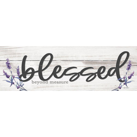 Blessed Beyond Measure Gold Ornate Wood Framed Art Print with Double Matting by Boyer, Susie