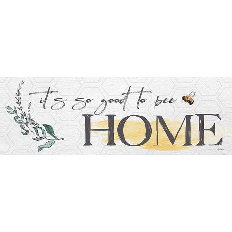 Its so Good to Bee Home   Gold Ornate Wood Framed Art Print with Double Matting by Boyer, Susie