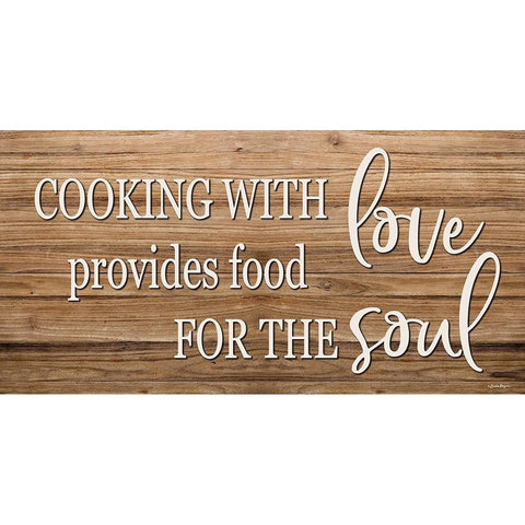Cooking with Love Gold Ornate Wood Framed Art Print with Double Matting by Boyer, Susie