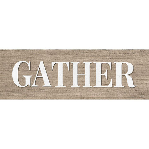 Gather  Black Modern Wood Framed Art Print with Double Matting by Boyer, Susie