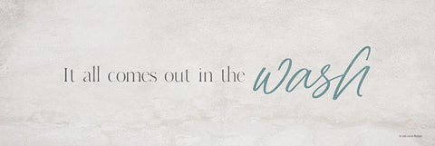 In the Wash Black Ornate Wood Framed Art Print with Double Matting by Lady Louise Designs