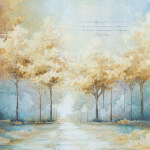 Becomes a Tree Black Ornate Wood Framed Art Print with Double Matting by Cloverfield And Co.