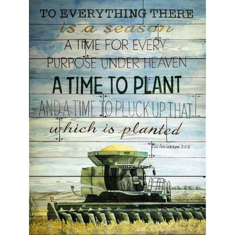 A Time to Plant Black Modern Wood Framed Art Print with Double Matting by Jacobs, Cindy