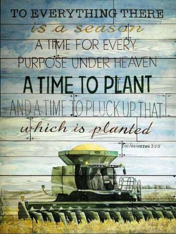 A Time to Plant White Modern Wood Framed Art Print with Double Matting by Jacobs, Cindy