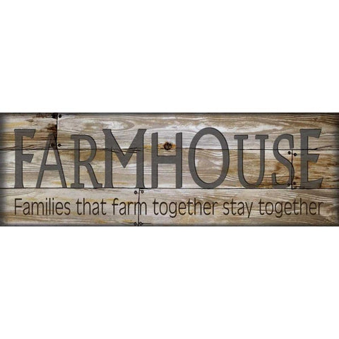 Farmhouse Black Modern Wood Framed Art Print by Jacobs, Cindy