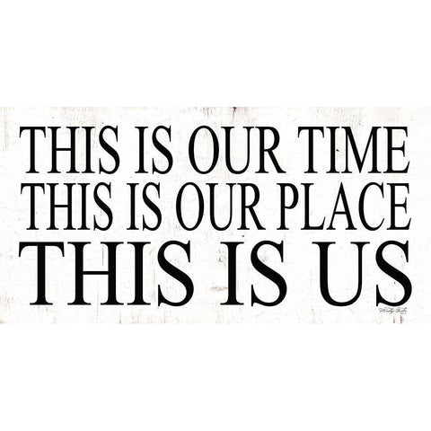 This is Ourâ€¦ White Modern Wood Framed Art Print by Jacobs, Cindy