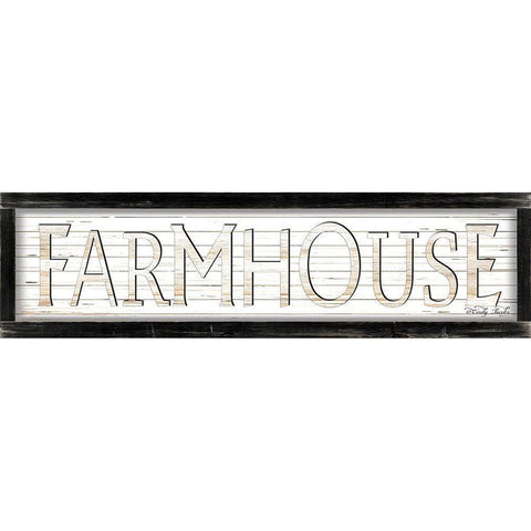 White Farmhouse White Modern Wood Framed Art Print by Jacobs, Cindy