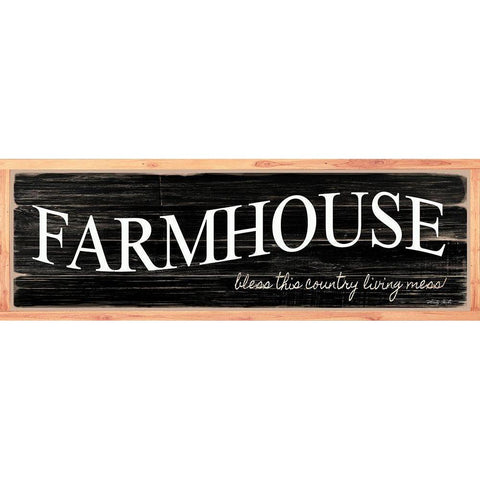 Farmhouse - My Home Sweet Home White Modern Wood Framed Art Print by Jacobs, Cindy