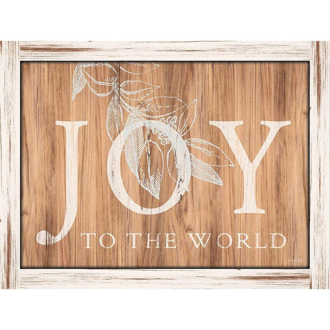 Joy Gold Ornate Wood Framed Art Print with Double Matting by Jacobs, Cindy