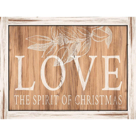 Love Black Modern Wood Framed Art Print with Double Matting by Jacobs, Cindy