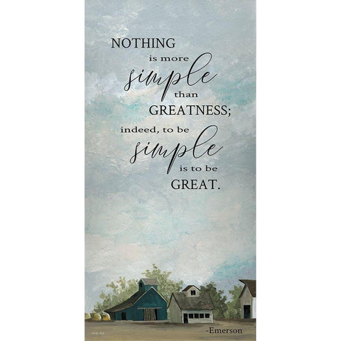 Simple Black Modern Wood Framed Art Print with Double Matting by Jacobs, Cindy