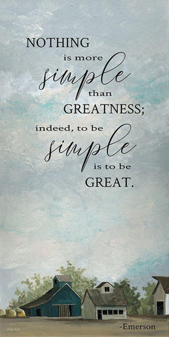 Simple Black Ornate Wood Framed Art Print with Double Matting by Jacobs, Cindy