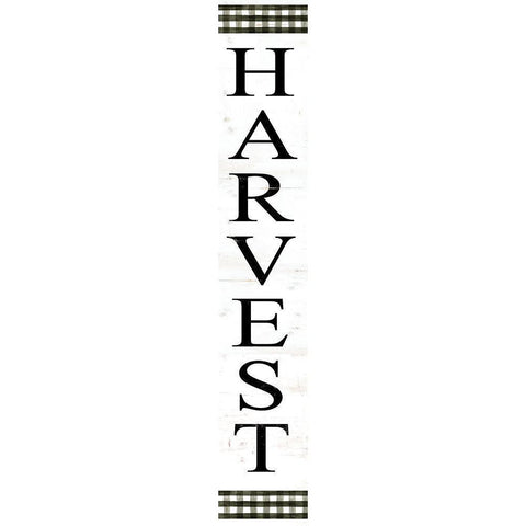 Harvest Sign Gold Ornate Wood Framed Art Print with Double Matting by Jacobs, Cindy