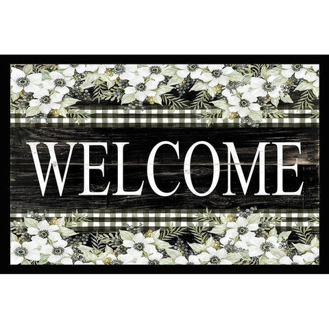 Welcome Gold Ornate Wood Framed Art Print with Double Matting by Jacobs, Cindy
