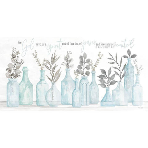 For God Gave Us a Spirit Gold Ornate Wood Framed Art Print with Double Matting by Jacobs, Cindy