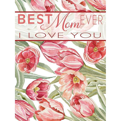 Bet Mom Ever Gold Ornate Wood Framed Art Print with Double Matting by Jacobs, Cindy
