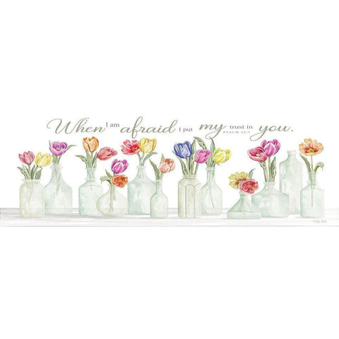 Put My Trust in You Gold Ornate Wood Framed Art Print with Double Matting by Jacobs, Cindy