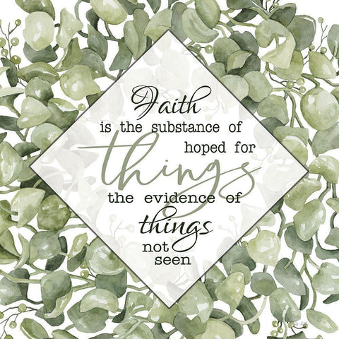 Faith Isâ€¦ Black Modern Wood Framed Art Print by Jacobs, Cindy